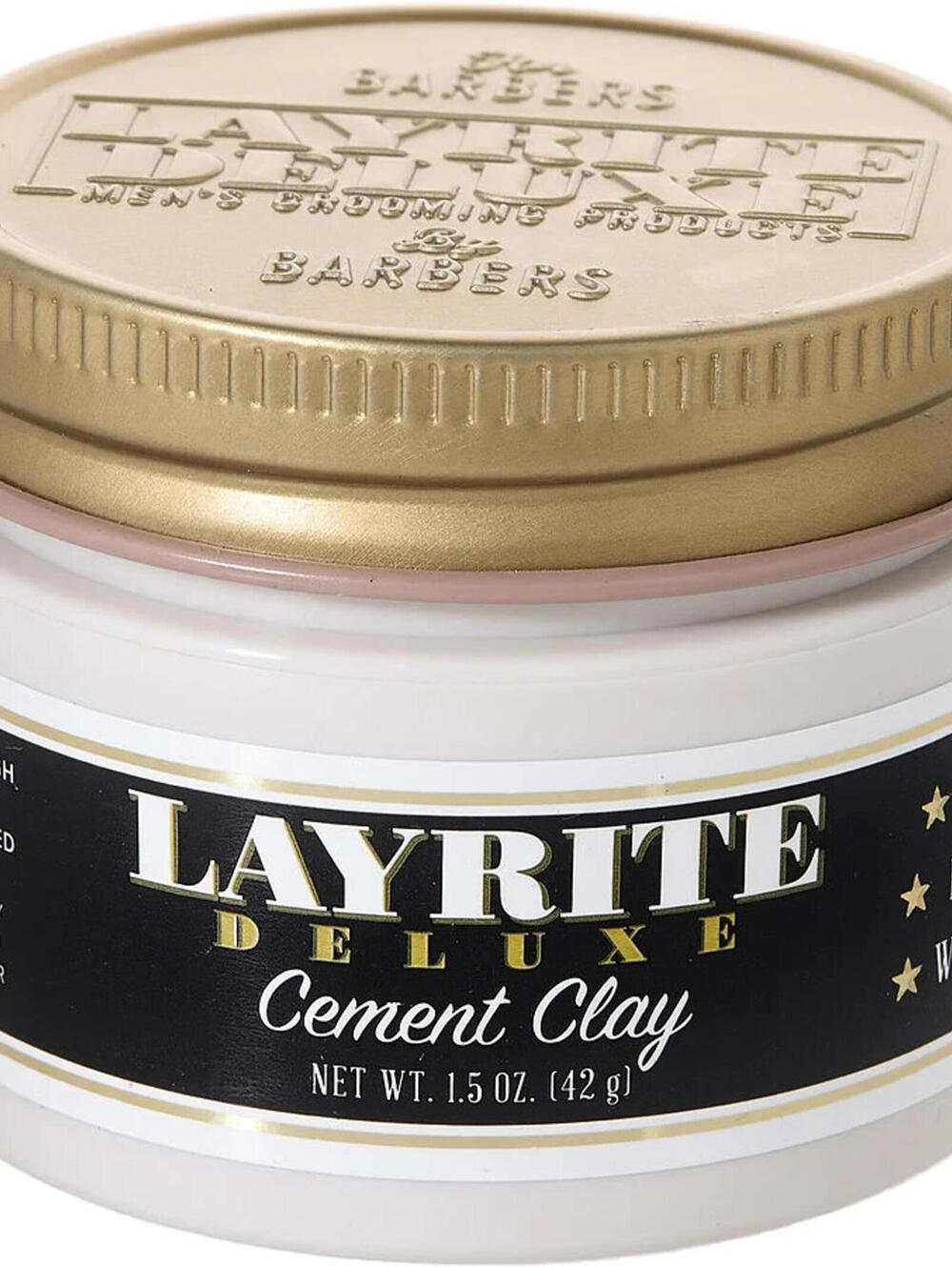 One time used - Layrite Deluxe Cement Hair Clay, 1.5 Ounce